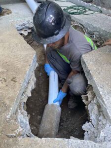 Sewer lines undergoing trenchless repairs Seattle, WA