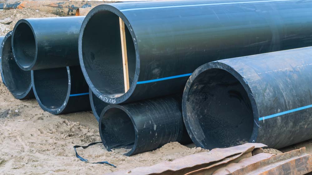 large diameter PVC pipes