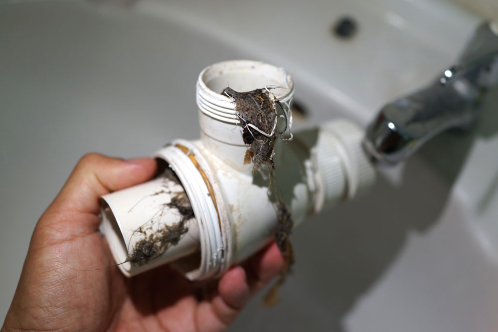 clogged drain