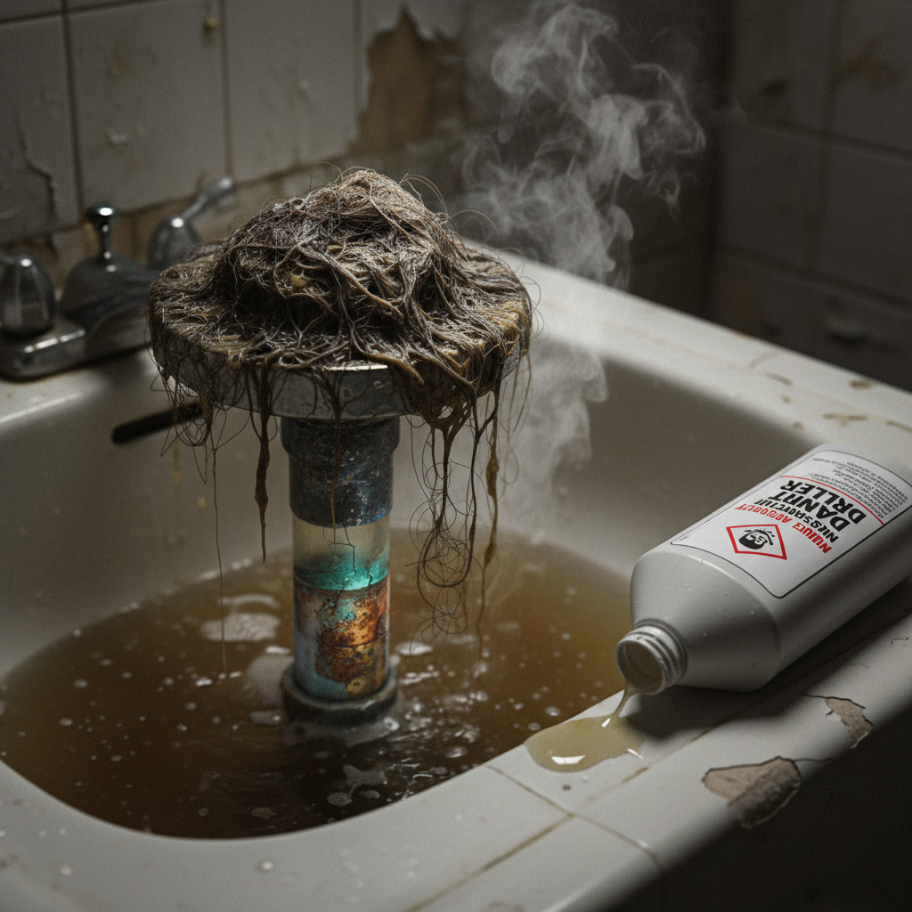 clogged drain